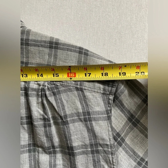 Rag & Bone Classic Fit Grey cotton Flannel button up shirt Sz XL - Picture 12 of 12